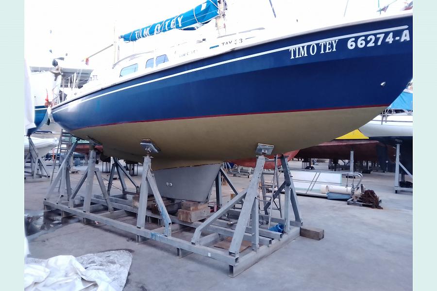 Grundierung Unterwasserschiff